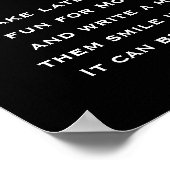 小さなブー赤ちゃんシャワートレンディー深夜おむつ ポスター (角)