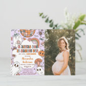 小さなブー赤ちゃんシャワーハローウィンパーティ 招待状 (スタンド正面)