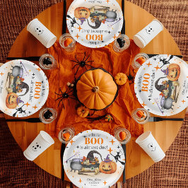 小さなブー赤ちゃんシャワーベビーシャワー招待状 ペーパープレート