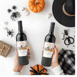 小さなブー赤ちゃんシャワーベビーシャワー招待状 ワインラベル