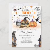 小さなブー赤ちゃんシャワーベビーシャワー招待状 招待状 (正面)