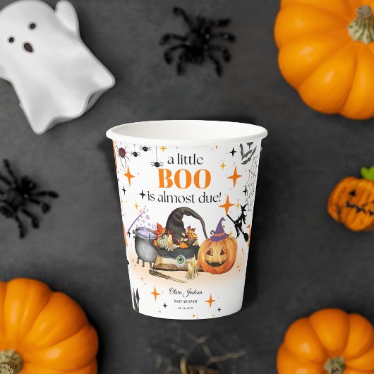 小さなブー赤ちゃんシャワーベビーシャワー招待状 紙コップ