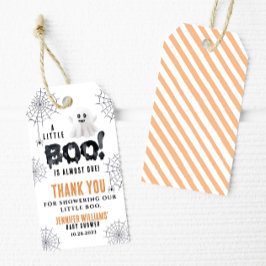 小さなブー赤ちゃんシャワー感謝していあなた ギフトタグ