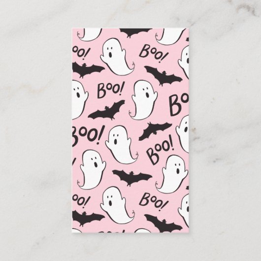 小さなブー赤ちゃんシャワー本のリクエスト エンクロージャーカード (裏面)