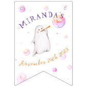 小さなブー赤ちゃんシャワー歓迎バンティングのバナー バンティングフラッグ (第3の旗)