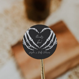 小さなブー赤ちゃんシャワー ラウンドシール