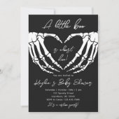 小さなブー赤ちゃんシャワー 招待状 (正面)