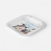 小さなブー!かわいいハロウィーンの赤ちゃんシャワー ペーパープレート (傾斜あり)