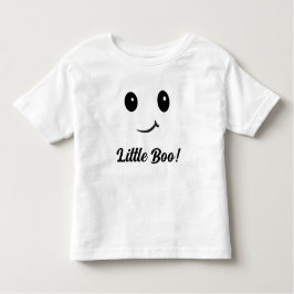 小さなブー！かわいい幽霊の衣装 トドラーTシャツ