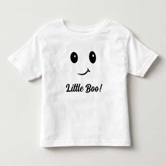 小さなブー!かわいい幽霊の衣装 トドラーTシャツ (正面)