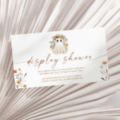 小さなブーBoho幽霊赤ちゃんシャワー表示シャワー エンクロージャーカード