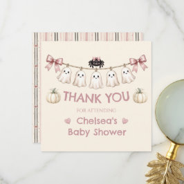 小さなプチブーはもうすぐ Baby Shower サンキューデザイン サンキューカード