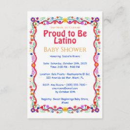 小さなプライド、大きな文化誇りを持った- Be Latinoベビー エンクロージャーカード