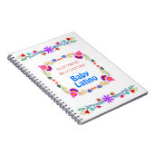 小さなプライド、大きな文化誇りを持った- Be Latinoベビー ノートブック (右側)