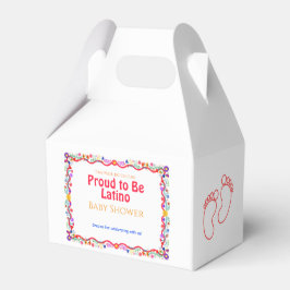 小さなプライド、大きな文化誇りを持った- Be Latinoベビー フェイバーボックス