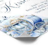 小さなプリンスブルー王室のシャワーキス ポスター (角)