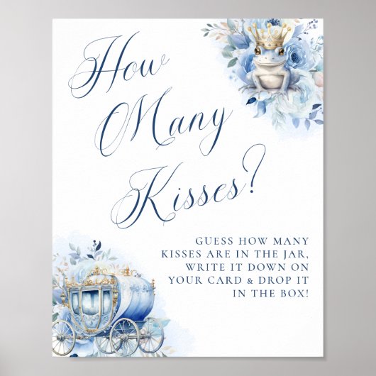 小さなプリンスブルー王室のシャワーキス ポスター (正面)