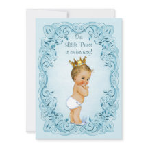 小さなプリンス ブルーリーフ ベビーシャワー