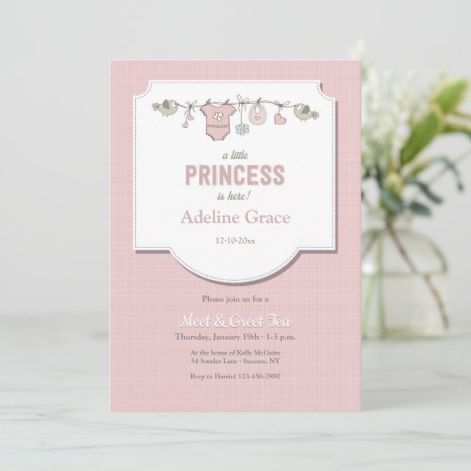 小さなプリンセスがここに 会って歓迎しよう 招待状 (スタンド正面)