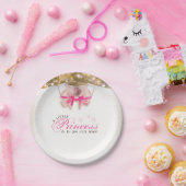 小さなプリンセスが赤ちゃんシャワーを浴びる ペーパープレート (パーティー)