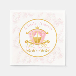 小さなプリンセスが途中招待状 スタンダードカクテルナプキン