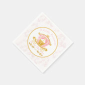 小さなプリンセスが途中招待状 スタンダードカクテルナプキン (角)