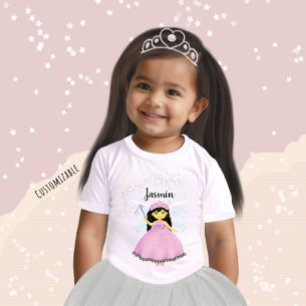 小さなプリンセスの妖精 ベビーTシャツ