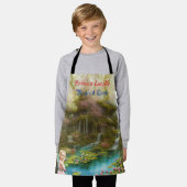 小さなプリンセスの魔法のエプロン エプロン (着用した状態)