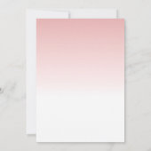 小さなプリンセスをお迎えに、ベイビーオンザウェイご招待 招待状 (裏面)