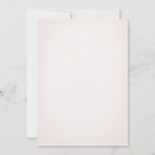 小さなプリンセスティアラとウォンドピンクの赤ちゃんシャワー 招待状 (裏面)