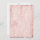 小さなプリンセスドラゴンの赤ちゃんシャワー 招待状 (裏面)