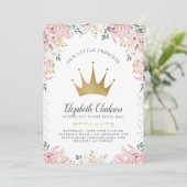 小さなプリンセス誕生日カード 招待状 (スタンド正面)
