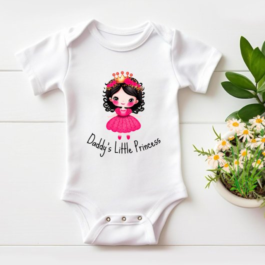 小さなプリンセス ベビーボディスーツ