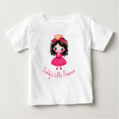 小さなプリンセス ベビーTシャツ (正面)