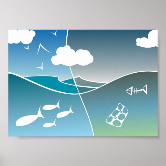 小さなプロ海アンチ散乱 ポスター (正面)