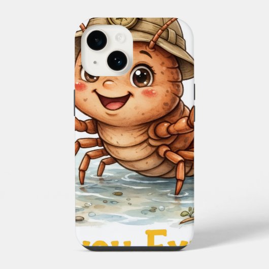 小さなベイウー探検隊 ザリガニ iPhone 14 カバー (裏面)