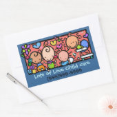 小さなベビーは可愛い!カスタマイズ可能なシール 長方形シール (封筒)