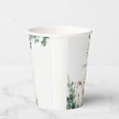 小さなベビー子羊とユーカリのバプテスマ 紙コップ (右)