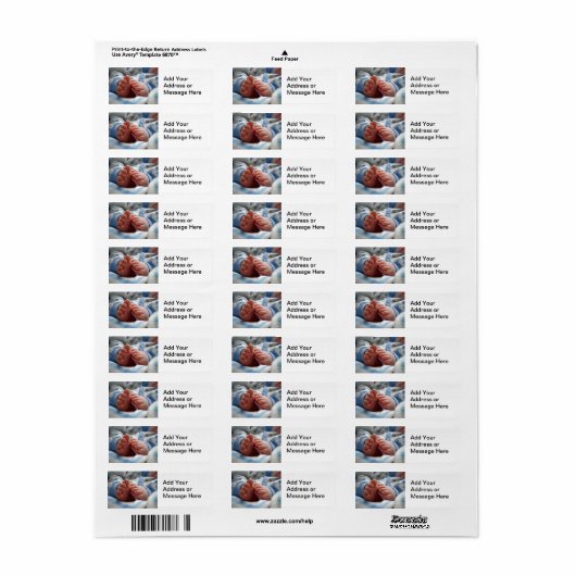 小さなベビー足 ラベル (フルシート)