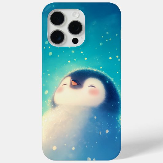 小さなペンギンが寒い Case-Mate iPhoneケース (裏面)