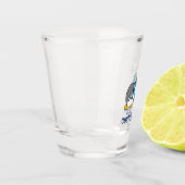 小さなペンギンが雪玉を手に入れる ショットグラス (左)