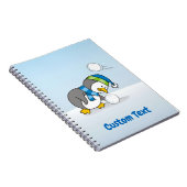 小さなペンギンが雪玉を手に入れる ノートブック (右側)