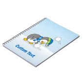 小さなペンギンが雪玉を手に入れる ノートブック (左側)