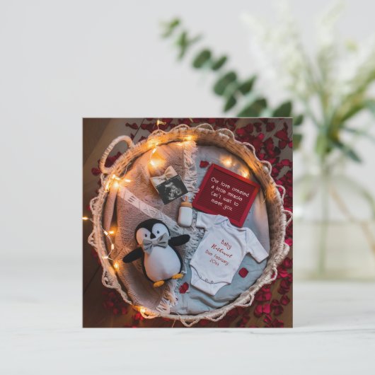 小さなペンギンは妊娠の発表を愛している シーズンカード (スタンド正面)