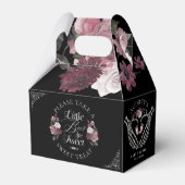 小さなボオスは甘いゴシック様式の水色の花模様 フェイバーボックス (正面サイド)