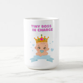 小さなボスを担当はっきりした- おもしろい Toddler コーヒーマグカップ