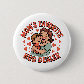 小さなボタン、大きな愛 – 祝お母さんの魔法ハグ 缶バッジ