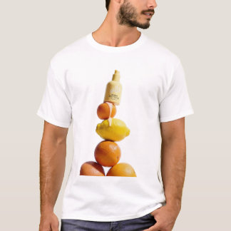 小さなボトル付きシトラスタワー Tシャツ