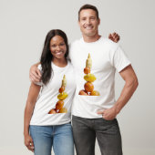 小さなボトル付きシトラスタワー Tシャツ (ユニセックス)