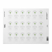 小さなボトル注入オリーブ油の好意ステッカー ラベル (フルシート)